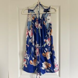 NEW MINKPINK Blue Floral Jumpsuit